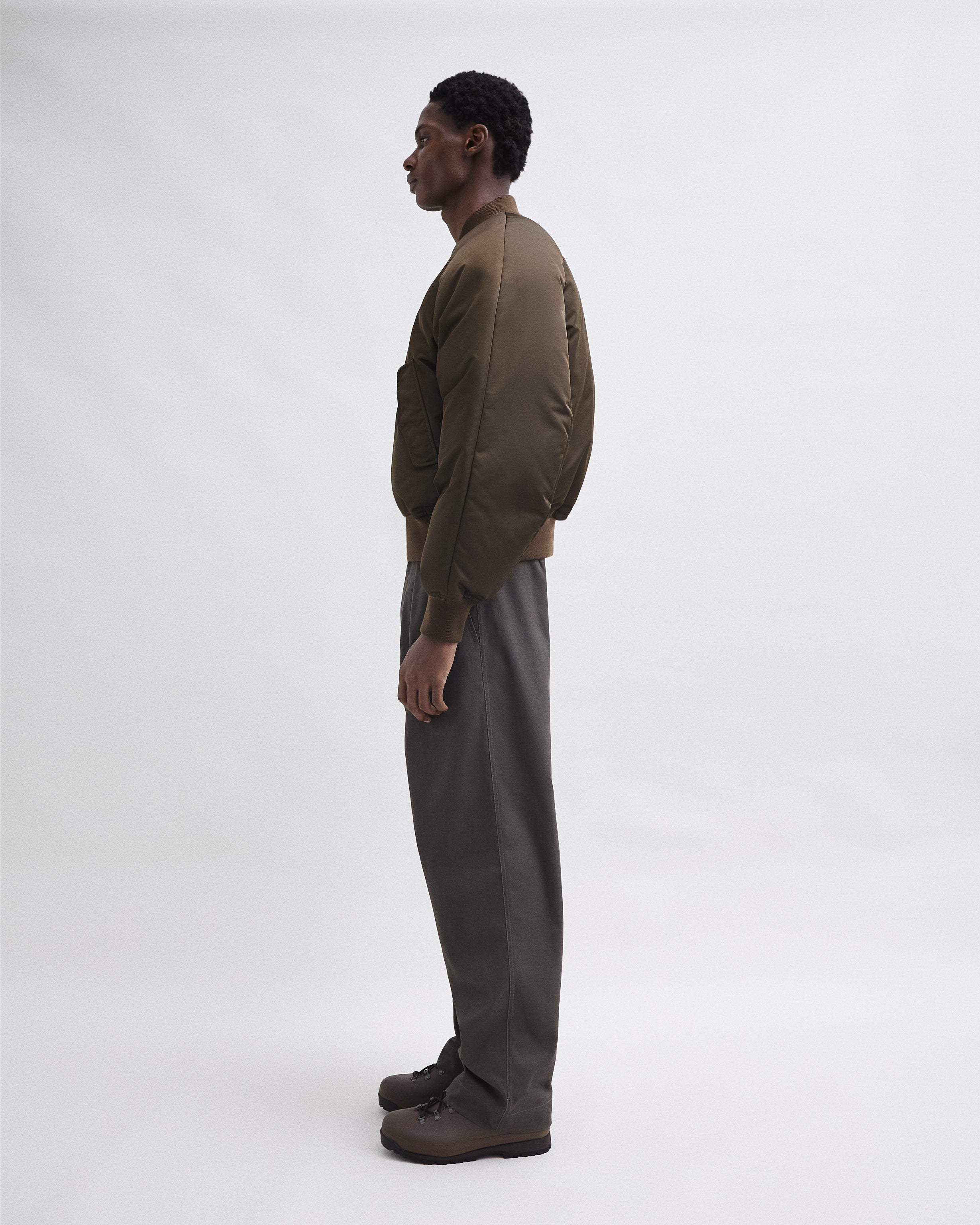 Signet Bomber Jacket Olive