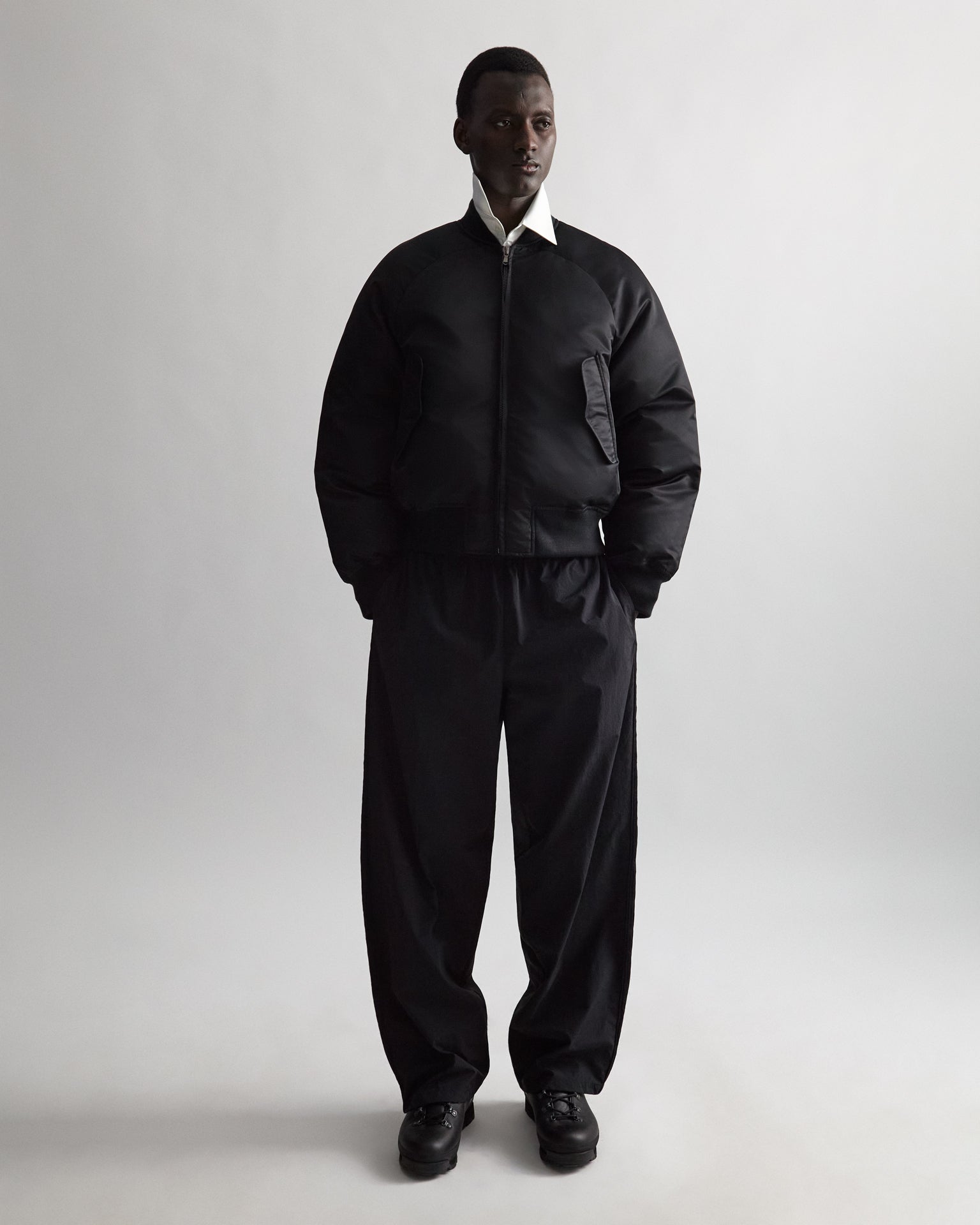 Signet Bomber Jacket Black