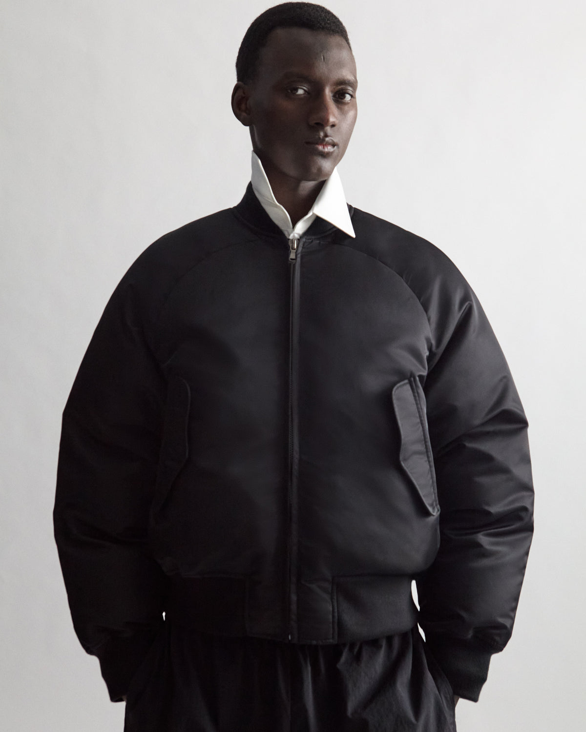 Signet Bomber Jacket Black