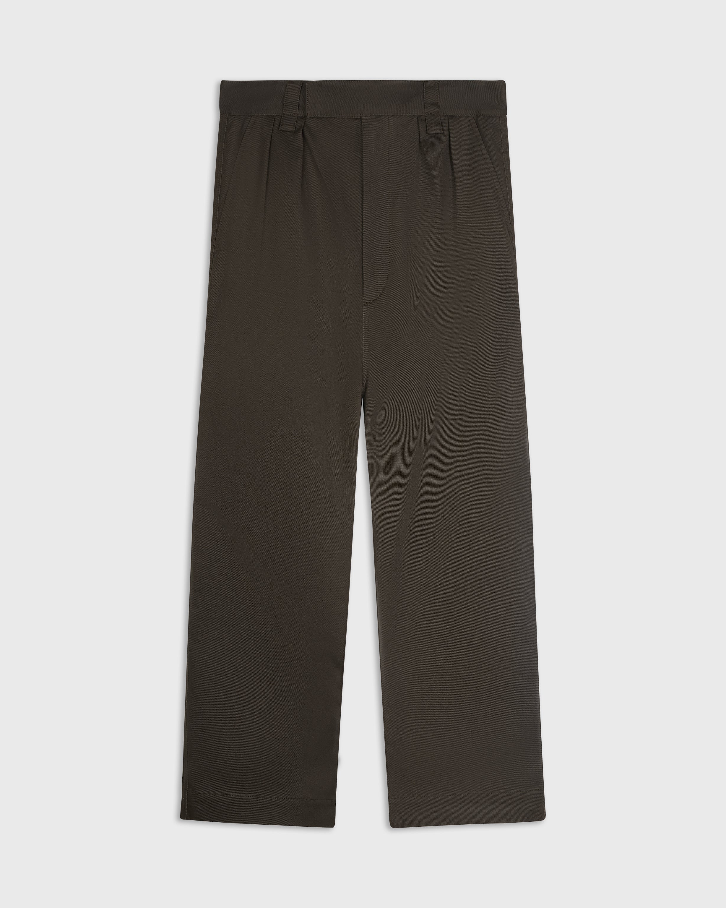Double Pleat Trouser Black