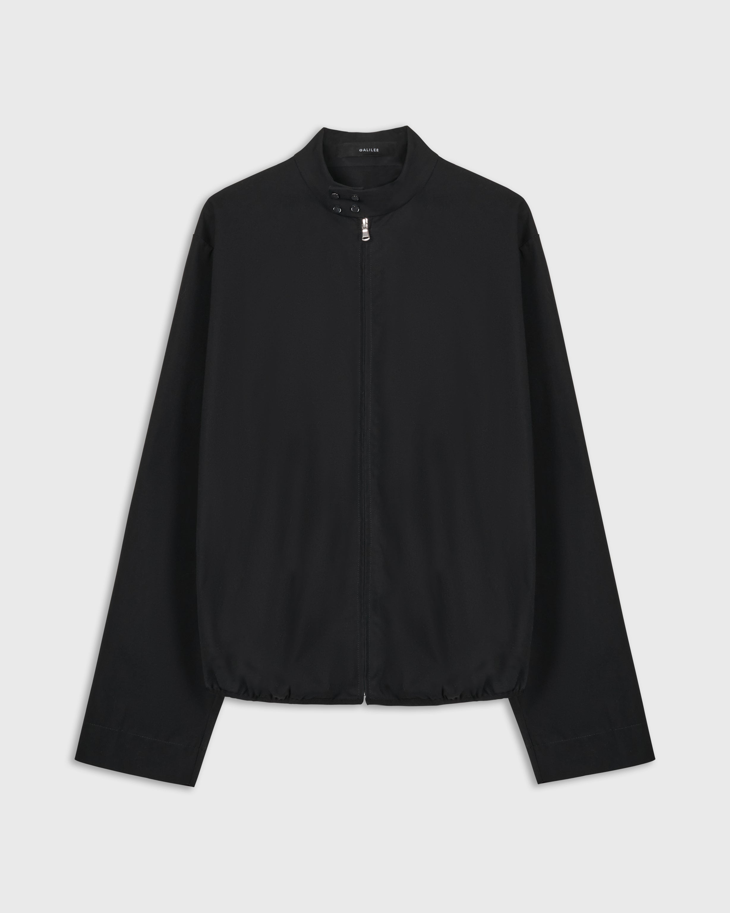 Pleated Harrington Jacket