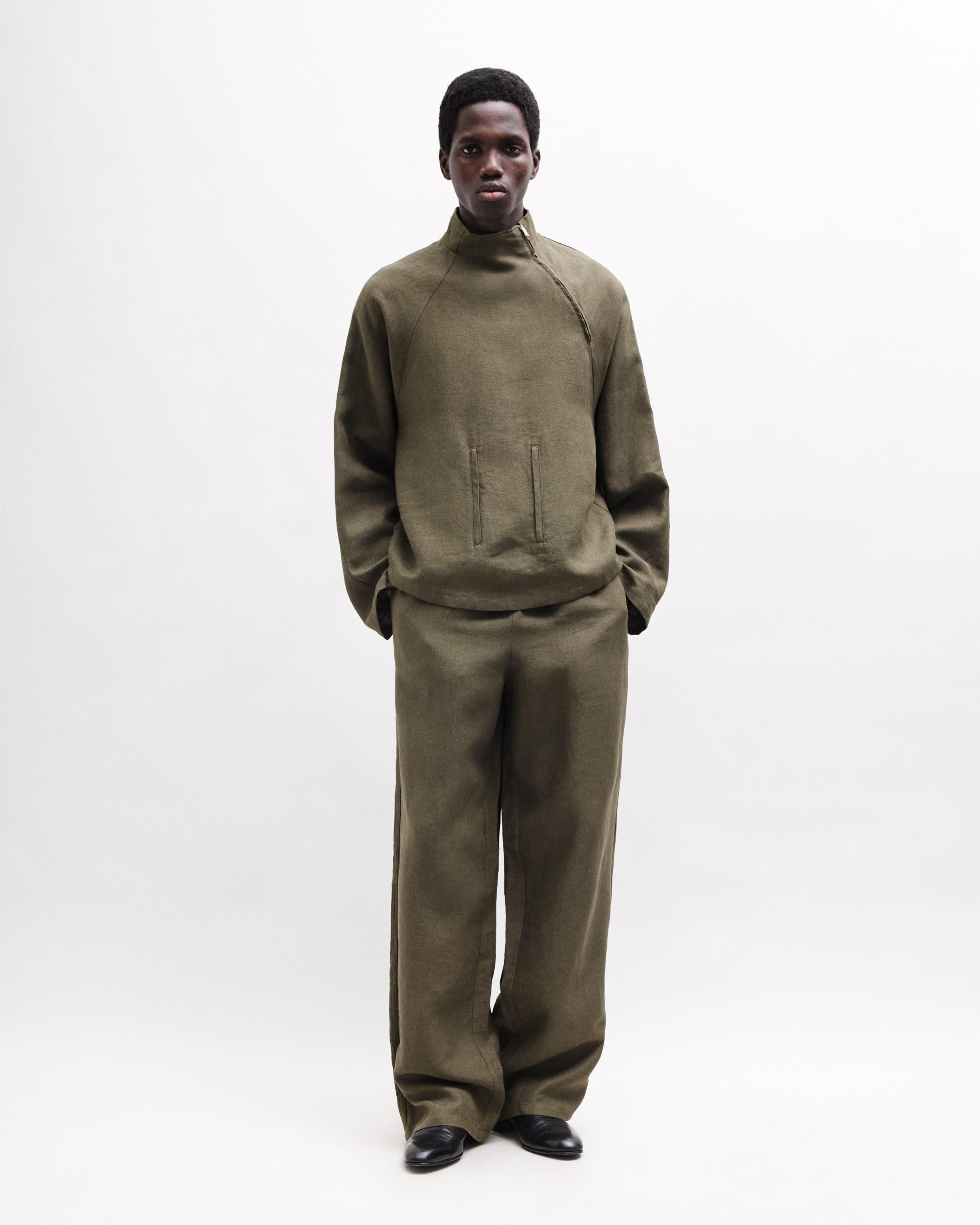 Rza Track Top Khaki