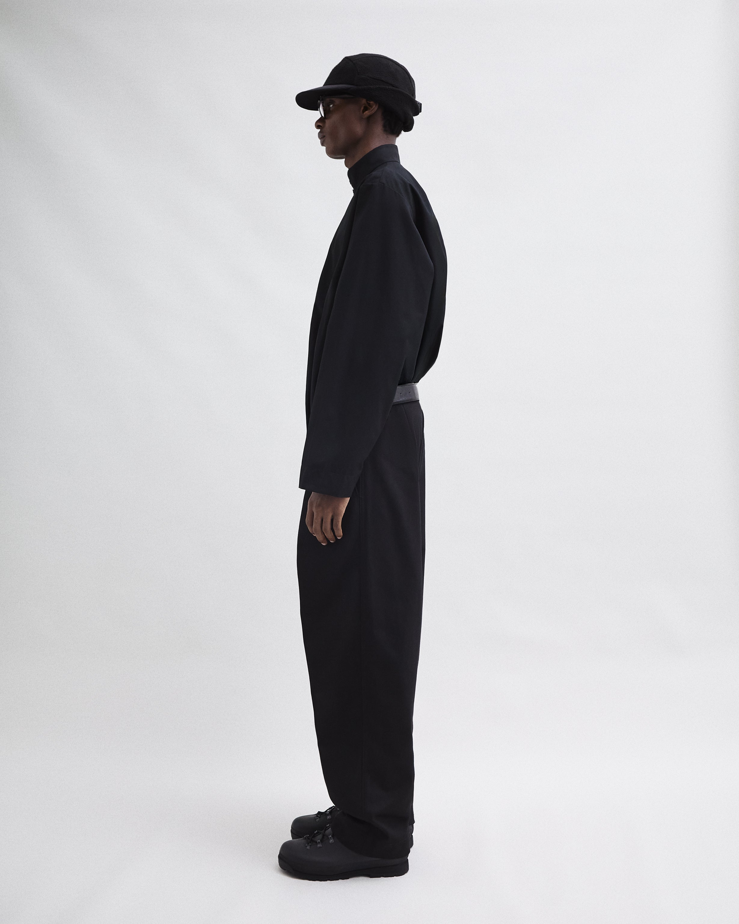 Pleated Harrington Jacket