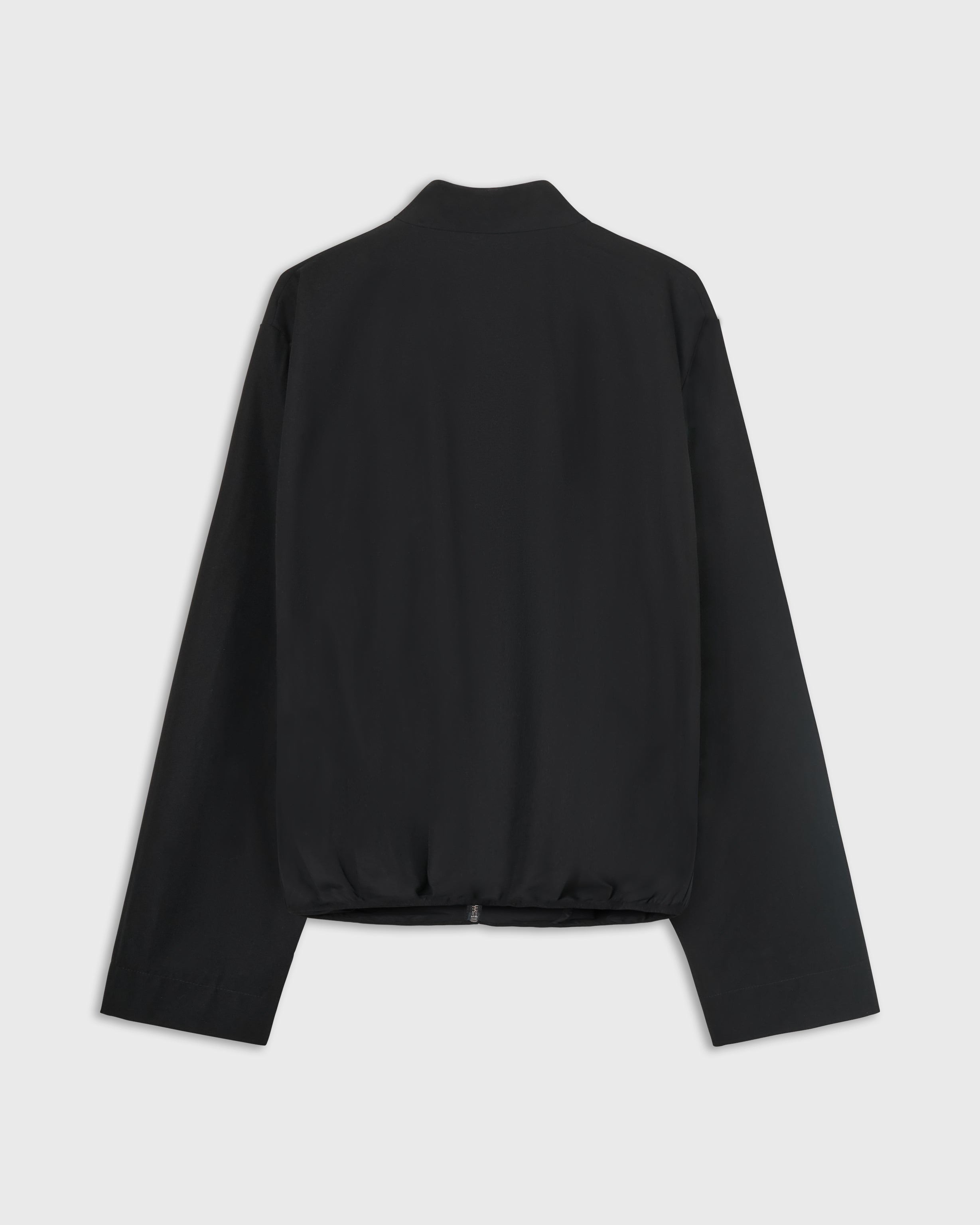 Pleated Harrington Jacket